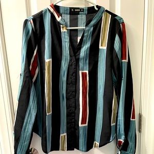 SHEIN Multicolor Blouse, Size M